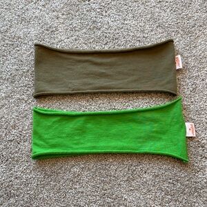 Yogitoes- Set of 2 Headbands, Green